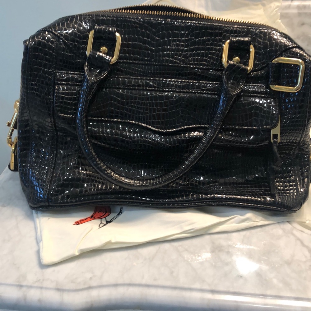 Rebecca Minkoff “Morning After” Black Alligator